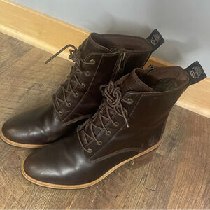 Timberland Women's Sienna High Waterproof Side Zip Boot Size 10 Brown